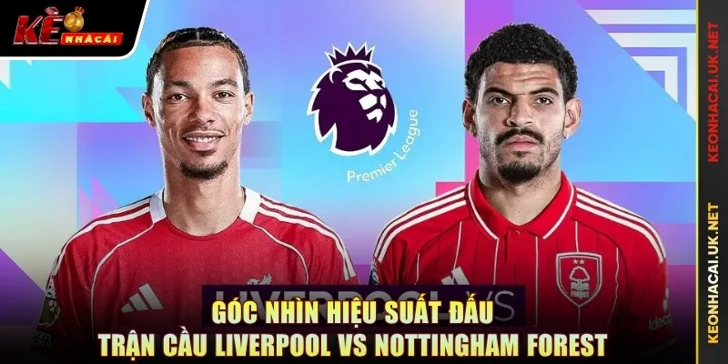 Góc nhìn hiệu suất đấu trận cầu Liverpool vs Nottingham Forest