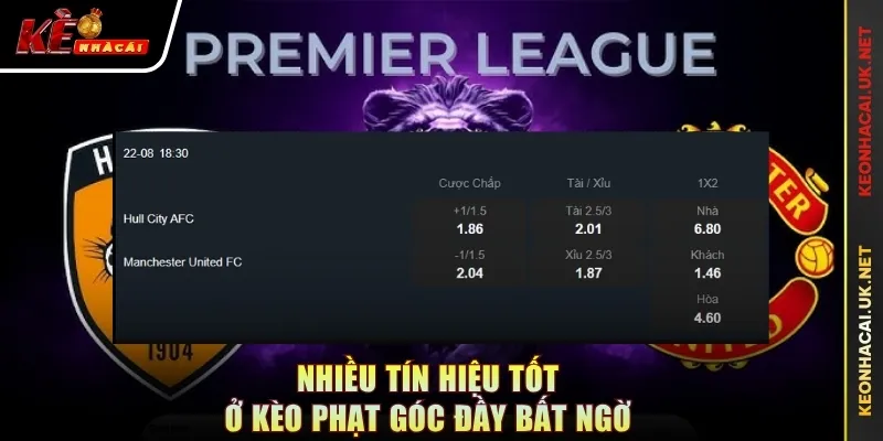 Nhiều tín hiệu tốt ở kèo phạt góc đầy bất ngờ